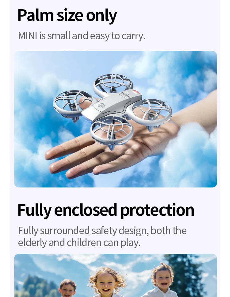 Mini 4K Camera Drone – Foldable Quadcopter for Beginners with GPS Tidesmit