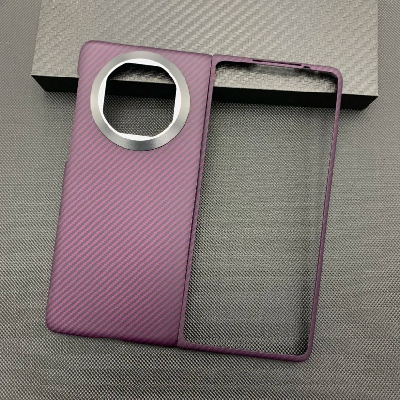 Huawei Mate X3 Magnetic Aramid Fiber Case | Slim Shock-Absorbing Cover 600D purple Magnetic China Mainland Tidesmit