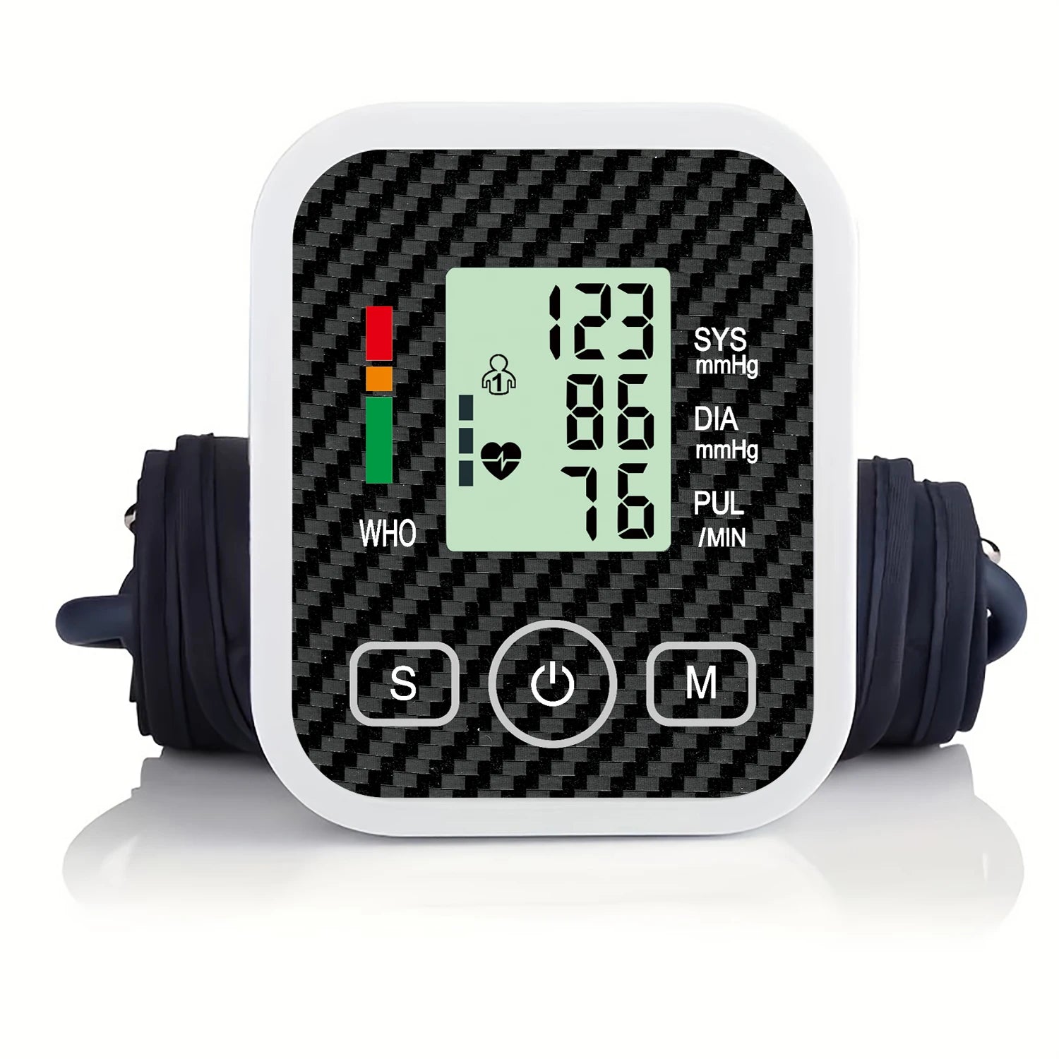 Medical Pulse BP Monitor Digitlal Tonometer Heart Rate Health Armband Automatic Blood Pressure Meter