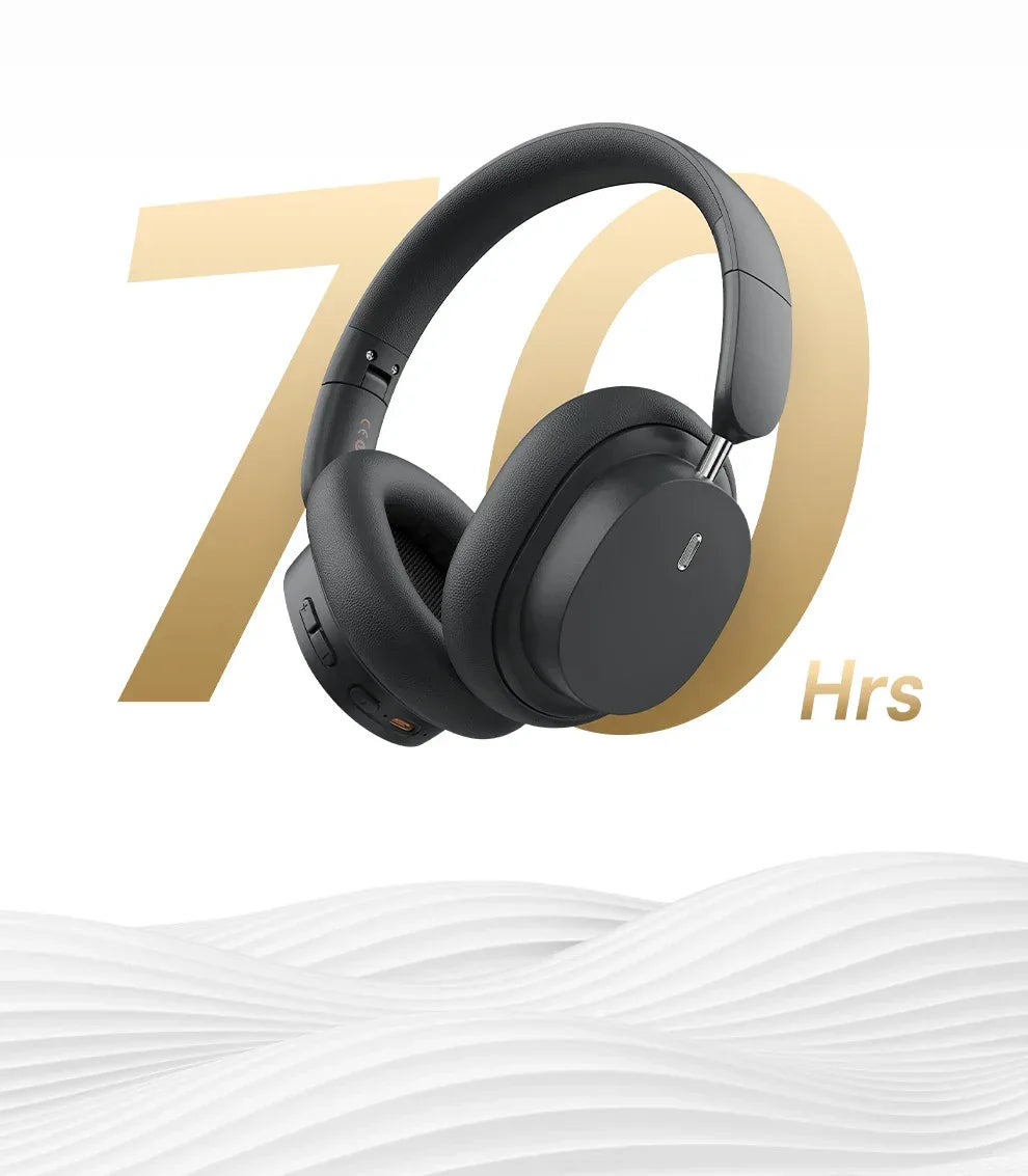 Wireless Bluetooth Headphones Over Ear 70H Playtime Tidesmit Tidesmit