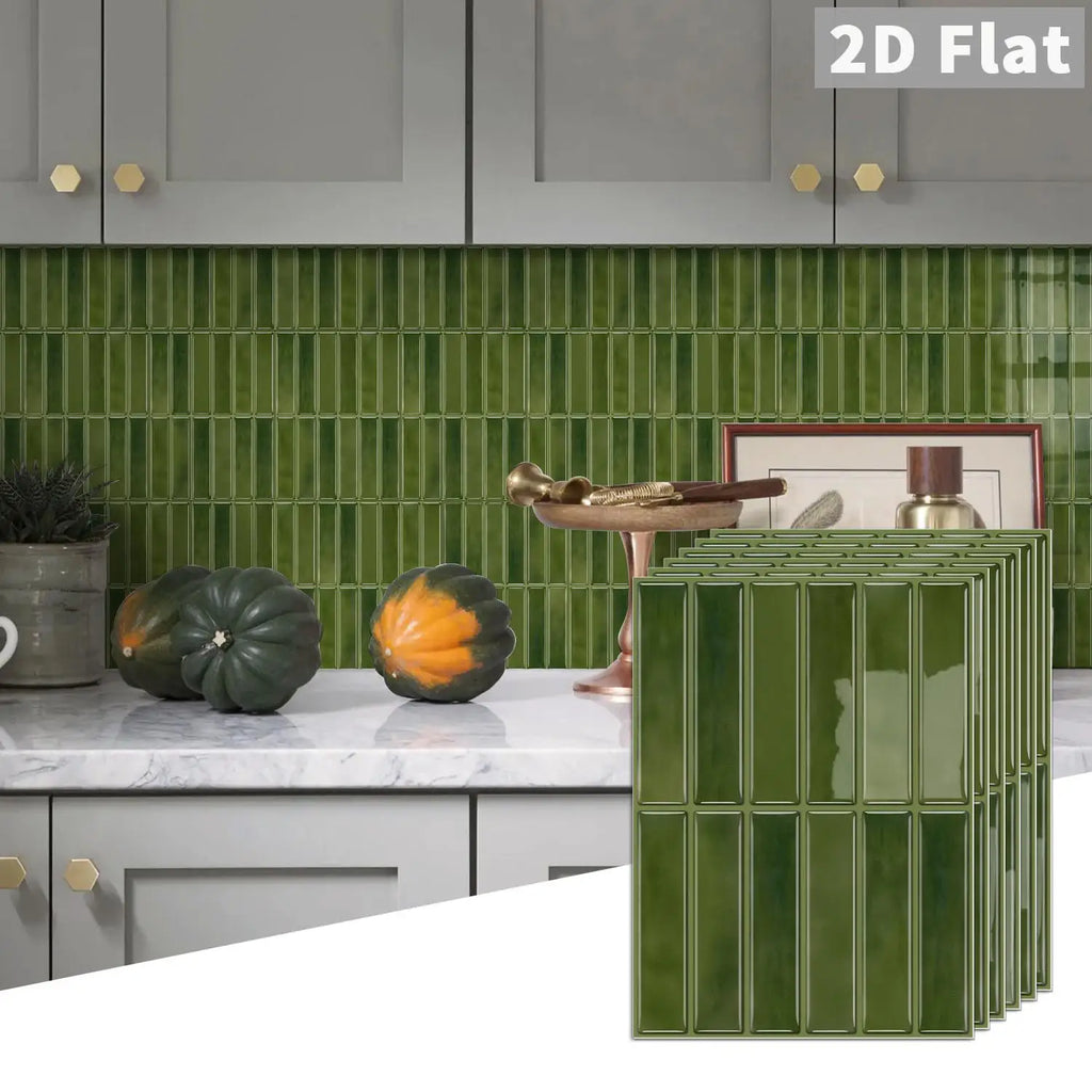 Peel-and-stick self-adhesive tile stickers Self-adhesive tile decals Kitchen and bathroom backsplash decoration Bedroom decor