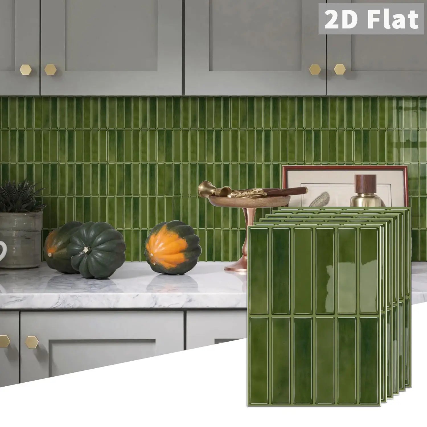Self-adhesive tile decals, peel-and-stick tile stickers, splash-proof wall decor for kitchens and bathrooms, bedroom decor