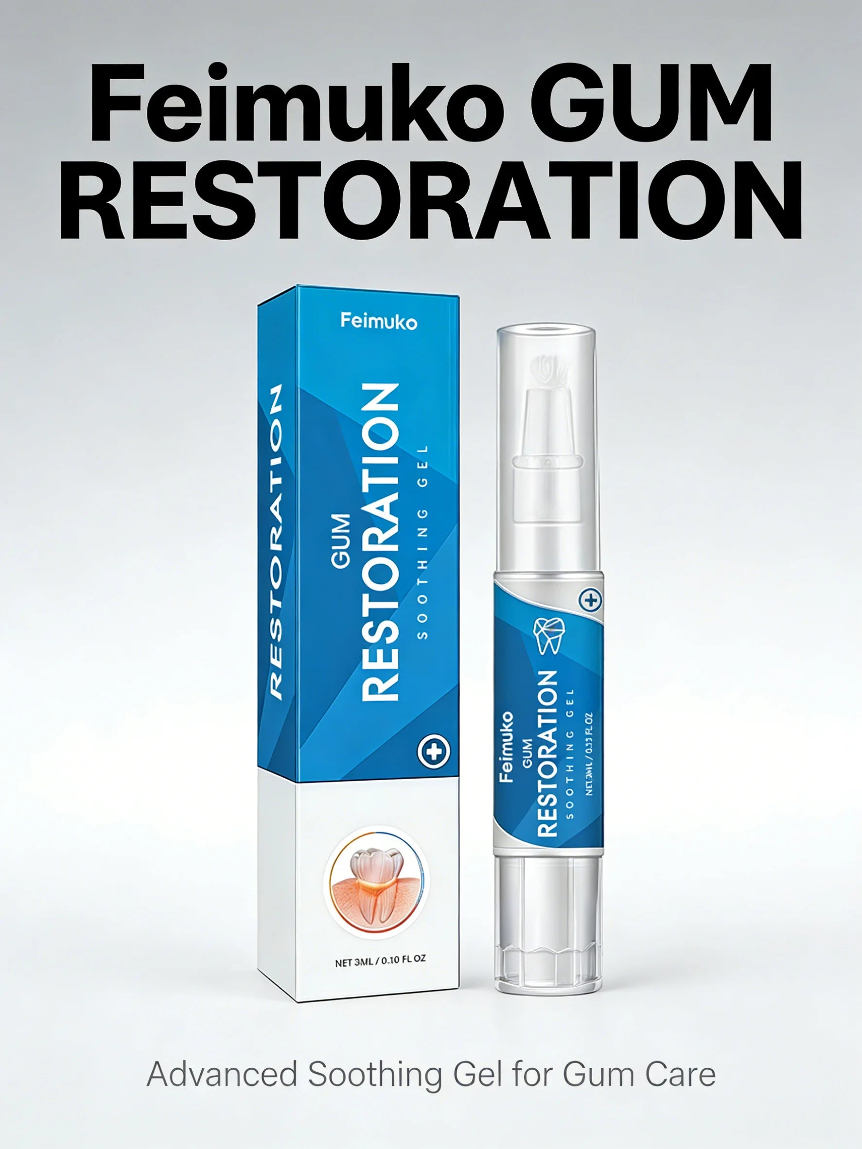Gum Repair Gel for Sensitivity Relief and Deep Cleaning by Tidesmit Lip Care Tidesmit