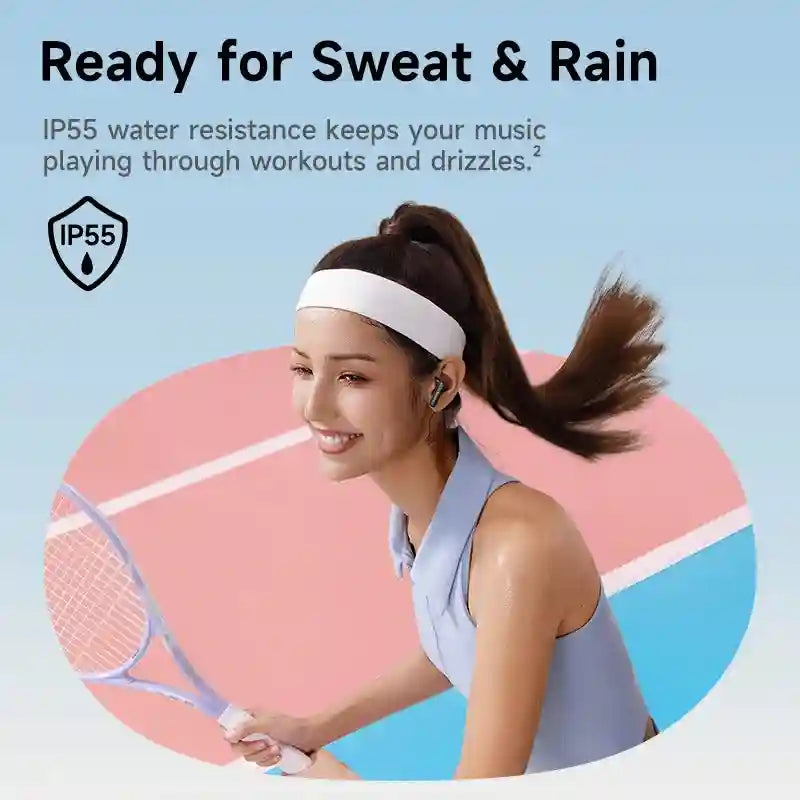 Wireless Earbuds with AI ENC, 40H Battery Life & Waterproof Build Tidesmit
