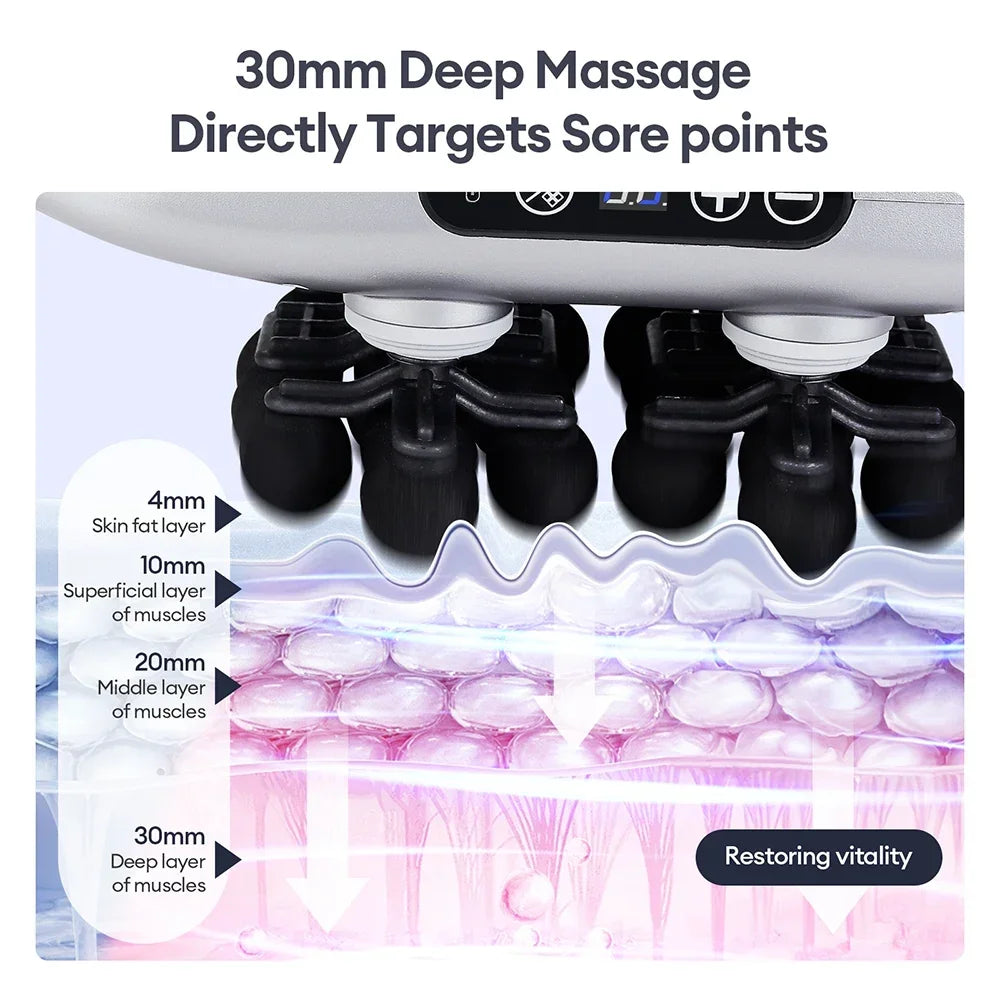 Fascia Gun Deep Tissue Massager – 24 Massage Heads – Tidesmit Fascia Gun Tidesmit