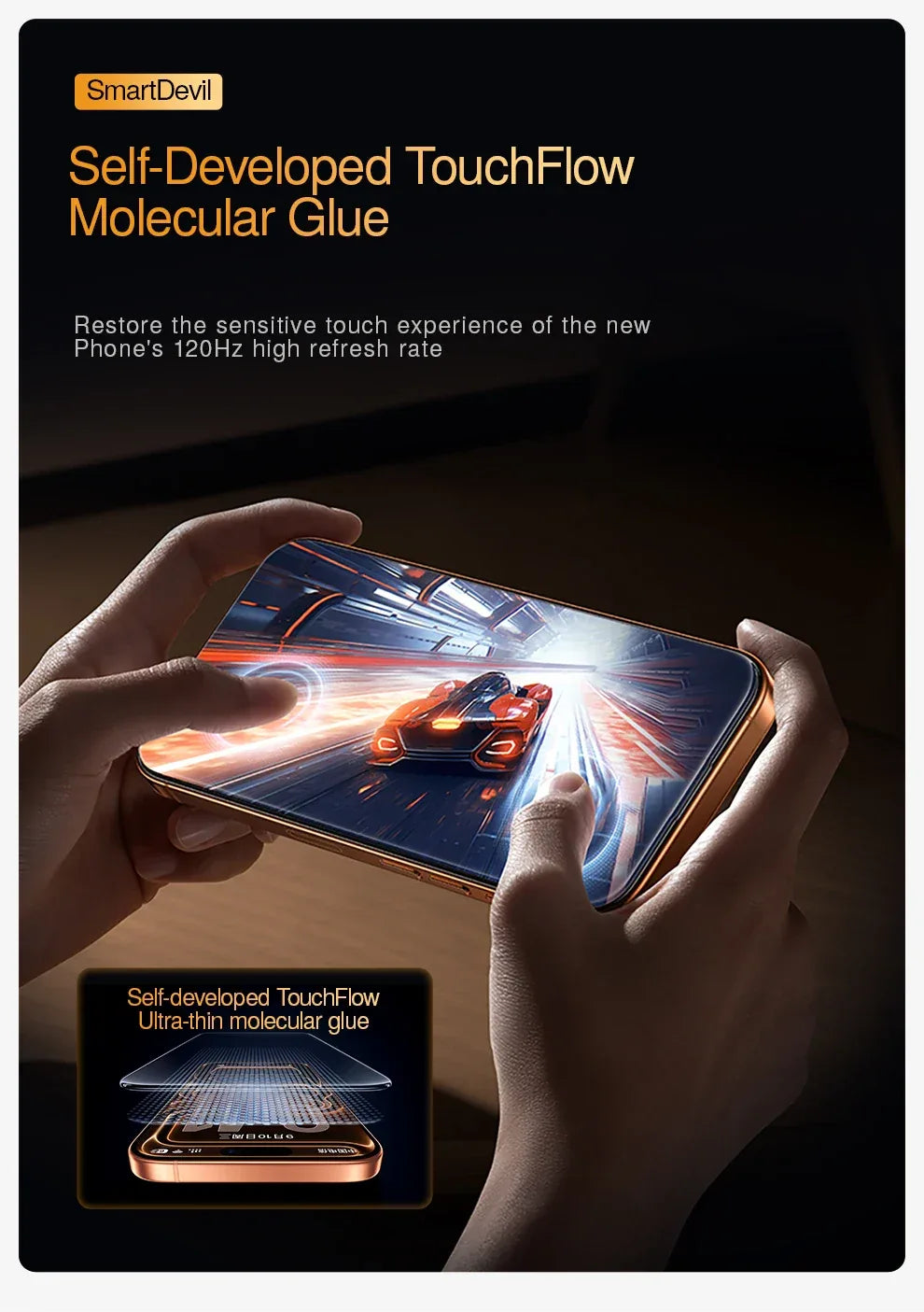 iPhone 17 Pro Max Screen Protector - 9H Tempered Glass HD Anti-Scratch Tidesmit