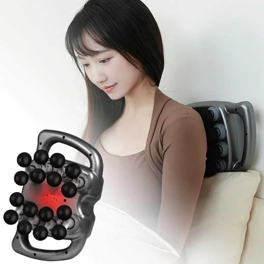 Fascia Gun Deep Tissue Muscle Massager with Red Light Therapy Fascia Gun Tidesmit