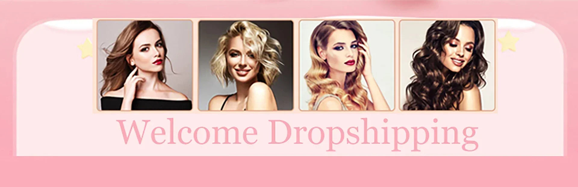 6-in-1 hair dryer brush and professional styling tool set creating diverse curls and straight hairstyles for women.