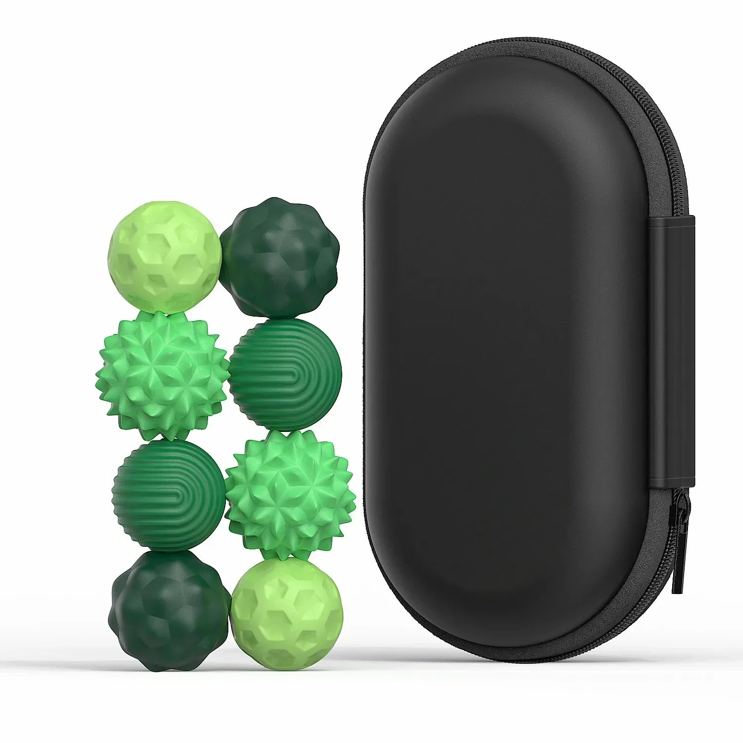 Magnetic Hand Massage Balls for Anxiety Relief - 8 Piece Set Body Shaping Massage Equipment 8PCS Green China Mainland