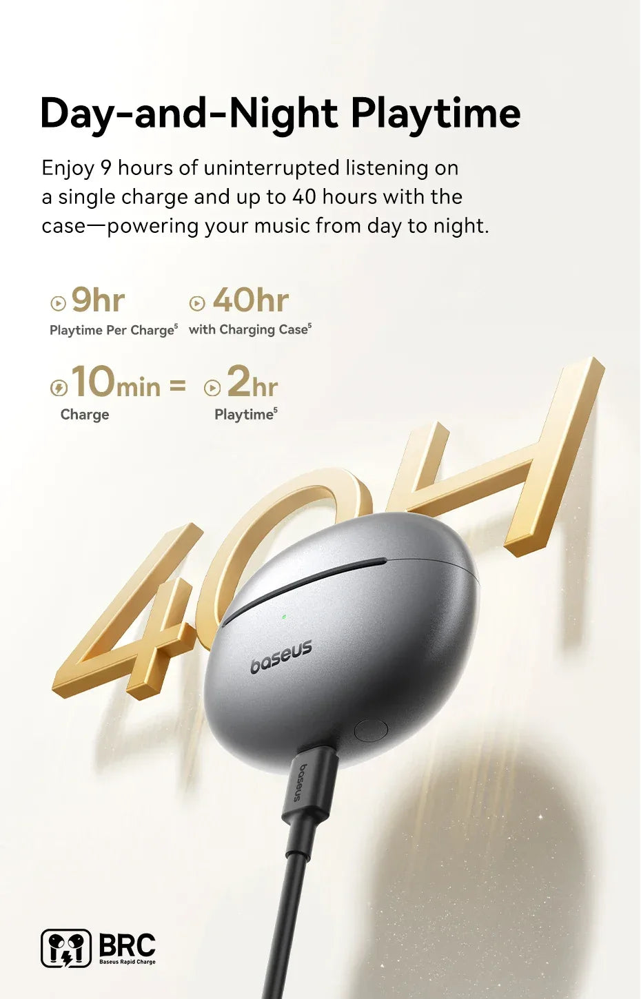 Baseus MC1 Pro Ear Clip Wireless Earphones Bluetooth 6.0 Hi-Res Ultra Open Earbuds earrings 4-Mic ENC Clip on ear buds Headphone Tidesmit