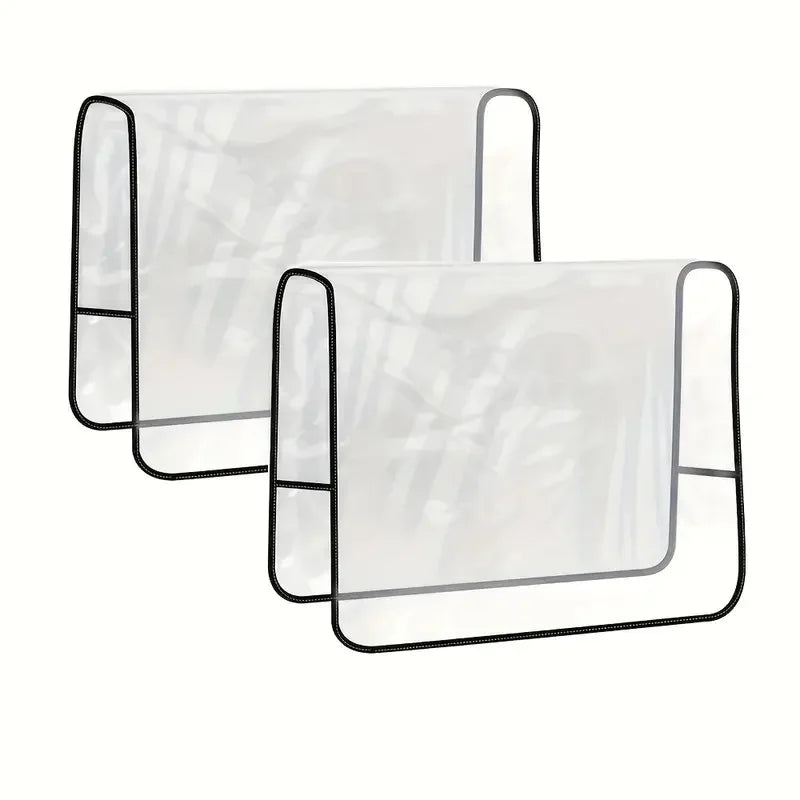 Salon Chair Back Cover - Clear PVC Protective Guard for Wellness Chairs Massage Chairs Tidesmit