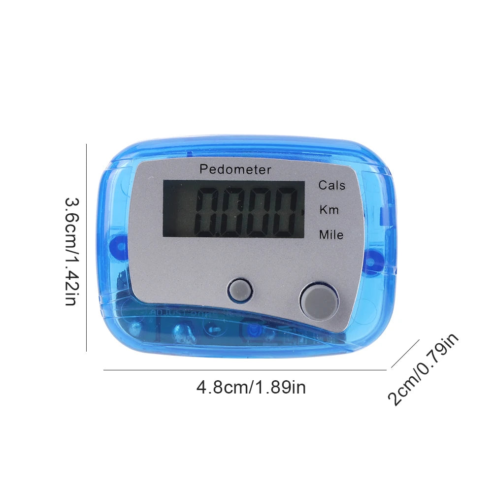 Walking Pedometer Portable Pedometer Multi-Function Accurate Step Tracker Mile Kilometer Calorie Calculation for Outdoor Sports