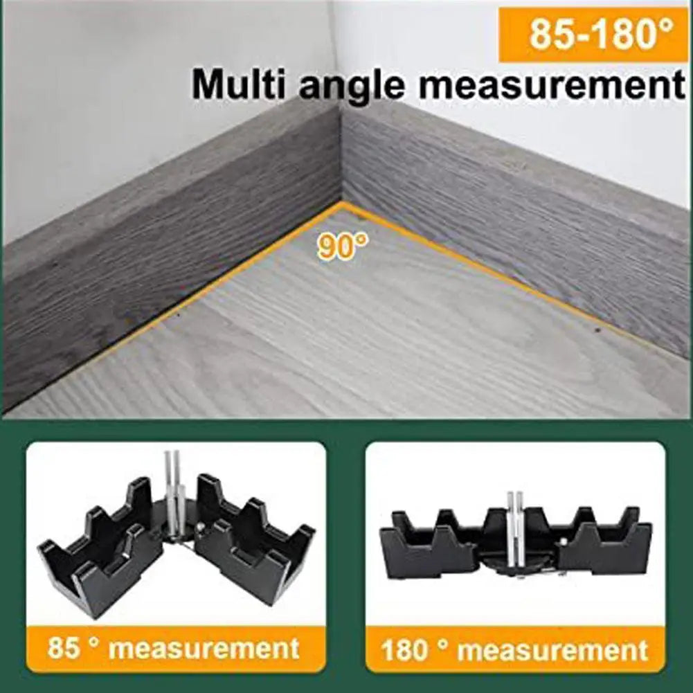 2 In 1 Miter Measuring Cutting Tool Bevel Gauge and Mitre Box Measuring Cutting Tool Measure Bevels and Miter Sawing Angle Cutti
