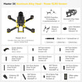 SpeedyBee Master 3X Racing Drone - O4 Pro ELRS Digital FPV Quad ELRS Aluminum Head Tidesmit