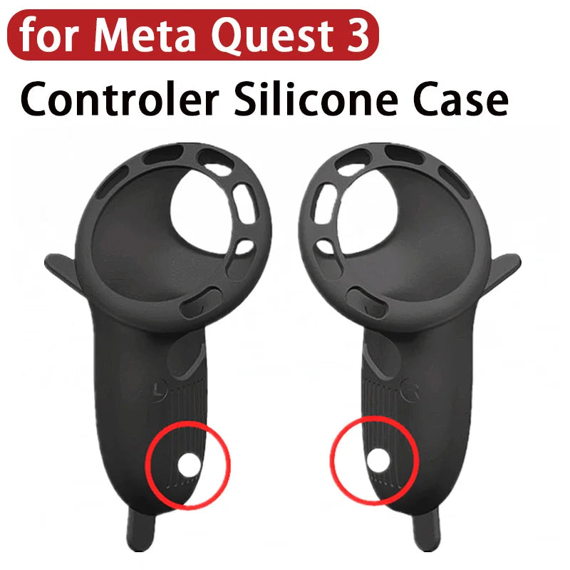 Meta Quest 3 Silicone Controller Grip Covers - Anti-Slip Skin Protection Tidesmit