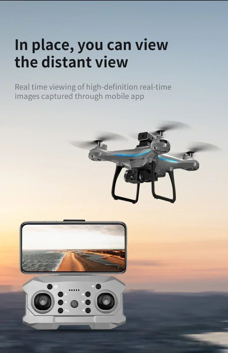 8K Camera Drone with Dual Lens Obstacle Avoidance - Foldable Quadcopter Tidesmit