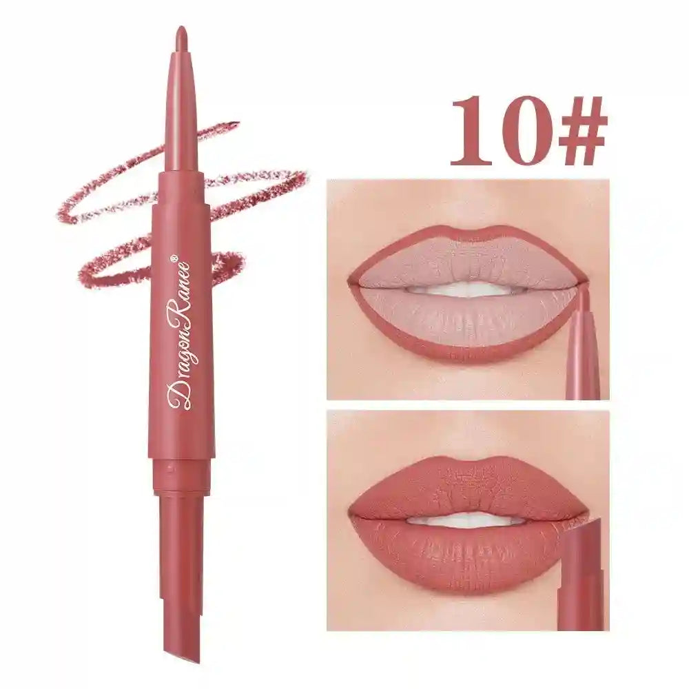 Matte Lip Liner and Lipstick Pen | Waterproof Long Lasting 2-in-1 Lip Care 10 Tidesmit