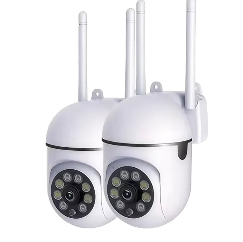 8MP WiFi Camera 2.4G Security Surveillance PTZ IR Night Vision Motion Detection Home Security Camera with 2 Antennas for Child