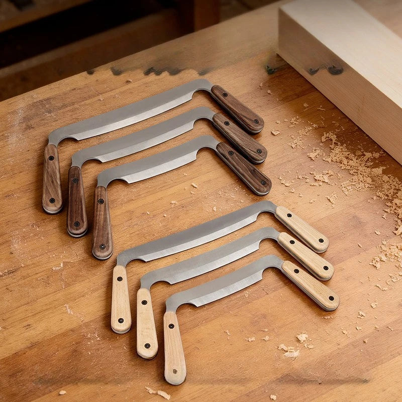 Draw Shave Tool High Speed Steel Comfortable Non Slip Handle Multifunctional Debarking Hand Tool for Woodworking Draw Shave Tool