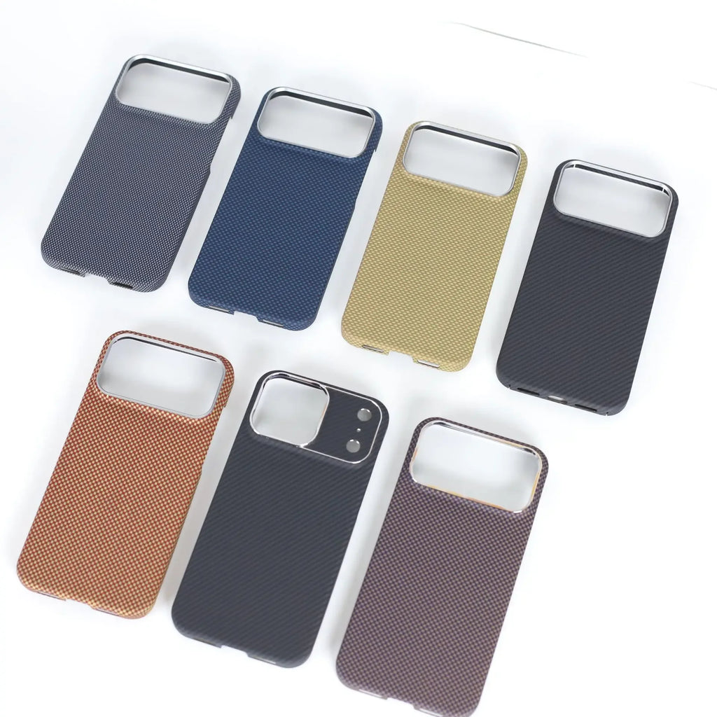 iPhone 17 Pro Max Aramid Fiber Case - Slim Military-Grade Protection Tidesmit