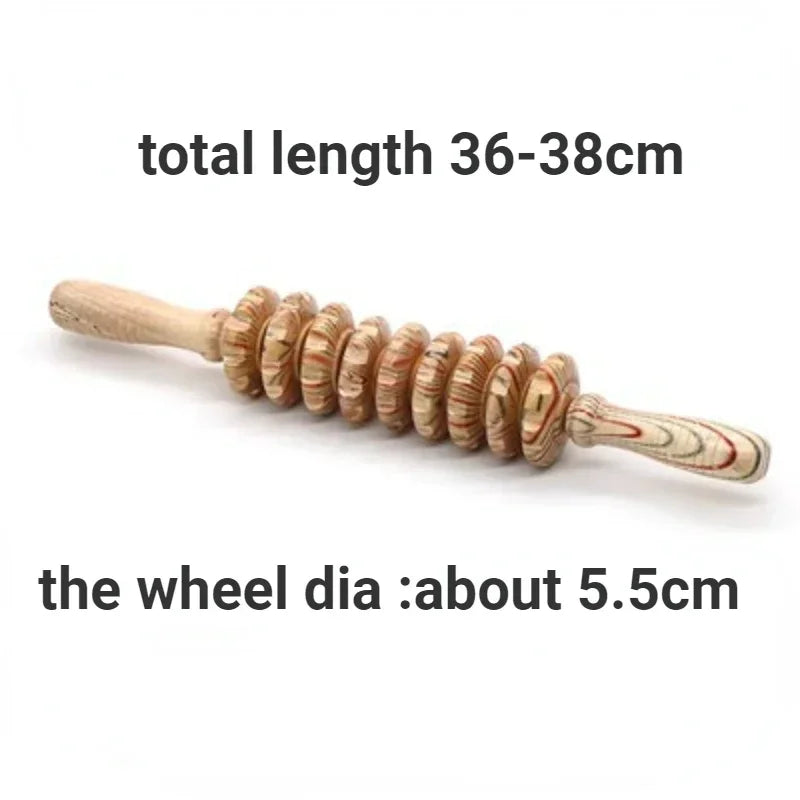 Wood Therapy Massage Roller for Body Contouring and Cellulite Reduction Body Shaping Massage Equipment Tidesmit