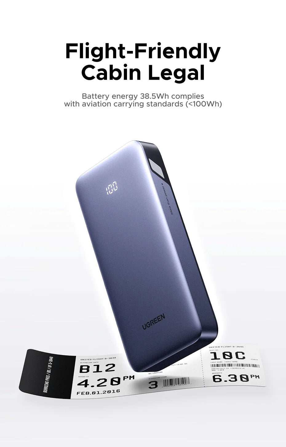 Portable Power Bank 20000mAh 30W Fast Charger with PD Delivery Tidesmit