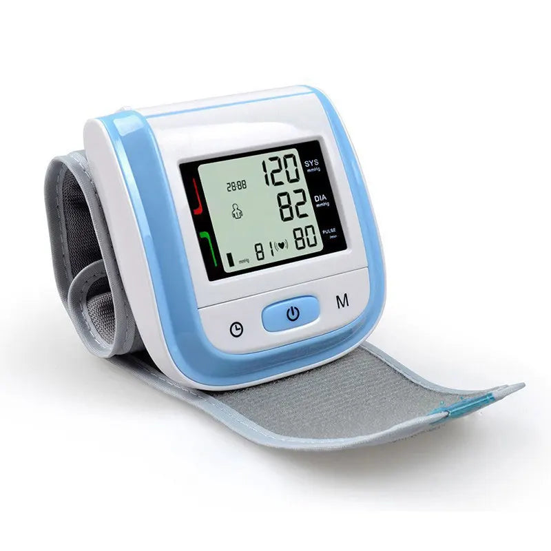 JianYouCare Medical Digital LCD Wrist Automatic Blood Pressure Monitor sphygmomanometer PR Heart Beat Rate Pulse Mete Tonometer