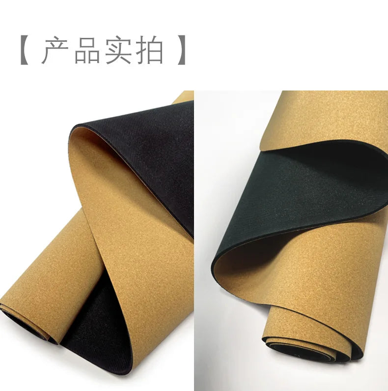 Cork yoga mat natural rubber sports wear-resistant non-slip thickened fitness home mat wholesale can be customized