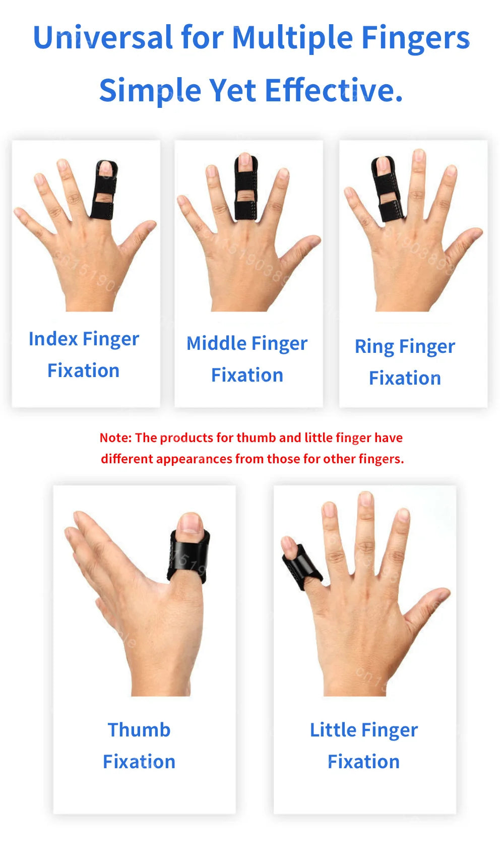 Finger Fixing Splint Straightening Brace Adjustable Fracture of The Finger Protective Gear Straightening Finger/knuckle Reusable