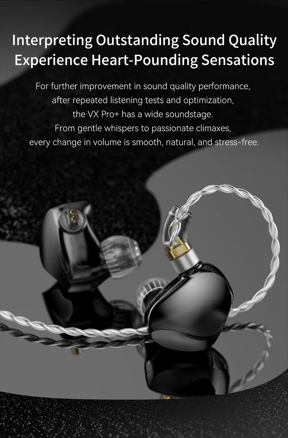 Tidesmit 9-Driver Hybrid In-Ear Monitors | HiFi Wired Noise-Isolating Earphones Tidesmit