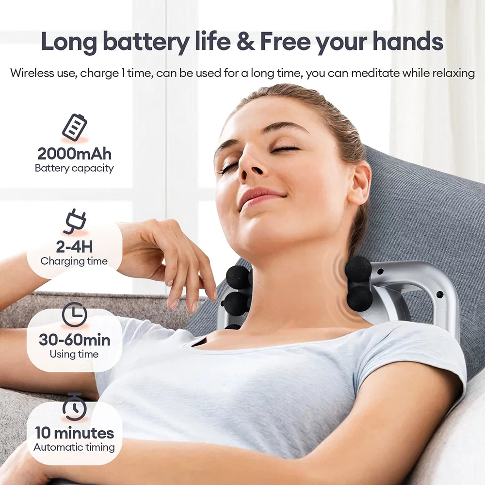 Deep Tissue Massage Gun - Portable Muscle Recovery Tool by Tidesmit Relaxation Treatment Tidesmit