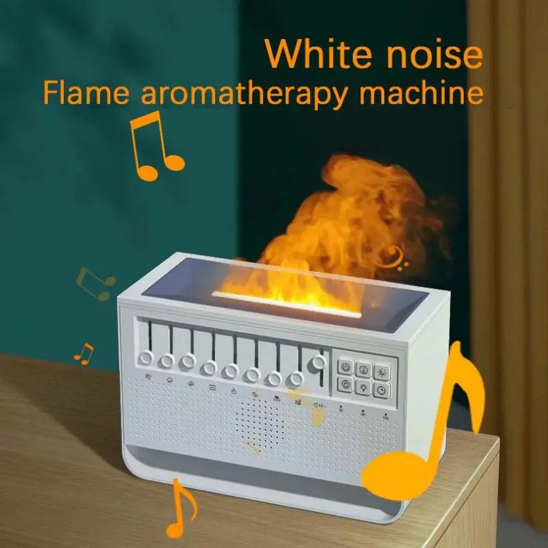 White Noise 3 in 1 Bluetooth Speaker Sleep Aid Night Light Humidifier All-in-one Machine 8 Nature Sound Essential Oil Diffuser