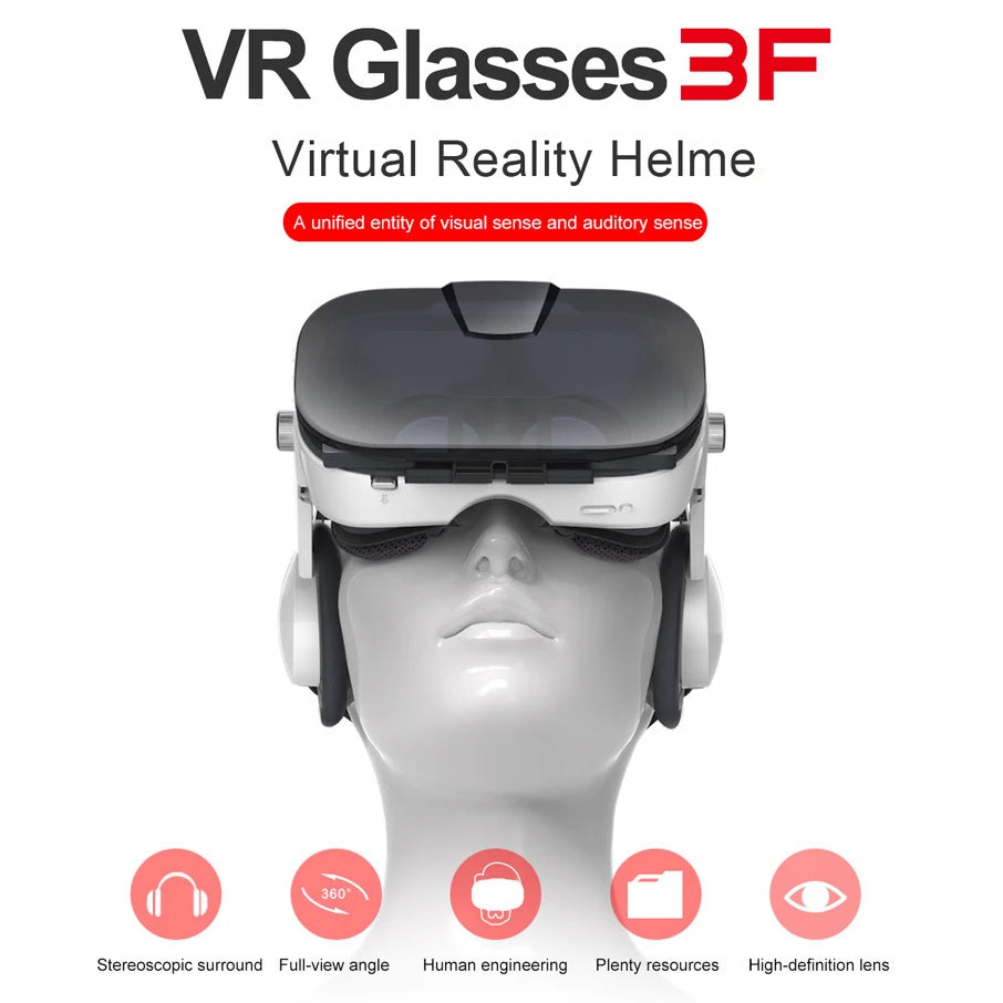 VR Headset for Smartphones with Remote - Immersive 3D Mobile Gaming Tidesmit