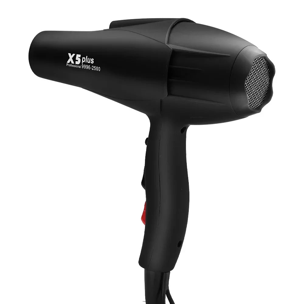 Matte black RESUXI X5 2500W professional hair dryer with powerful motor for fast styling and salon-quality results.