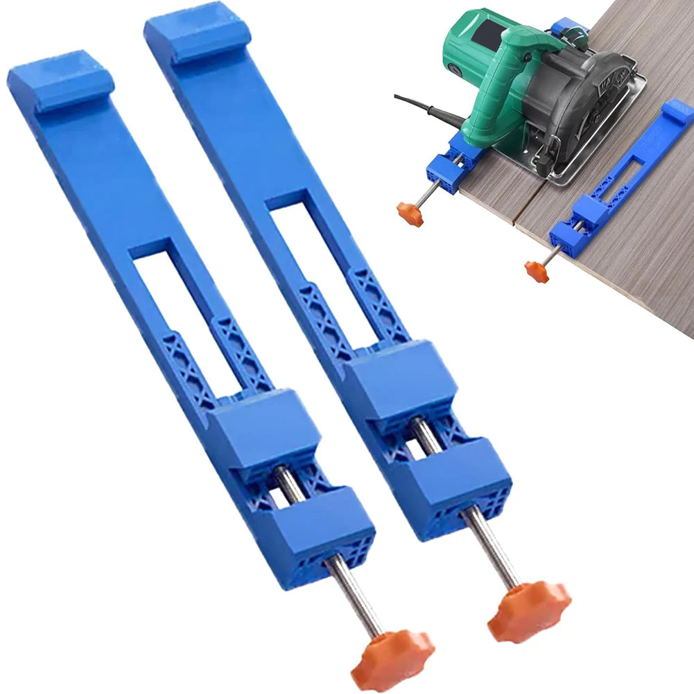 1/2pcs Adjustable Cutting Machine Base Guide Circular Saw Milling Positioning Clamps Edge Guide Positioner Tool for Precision Cu