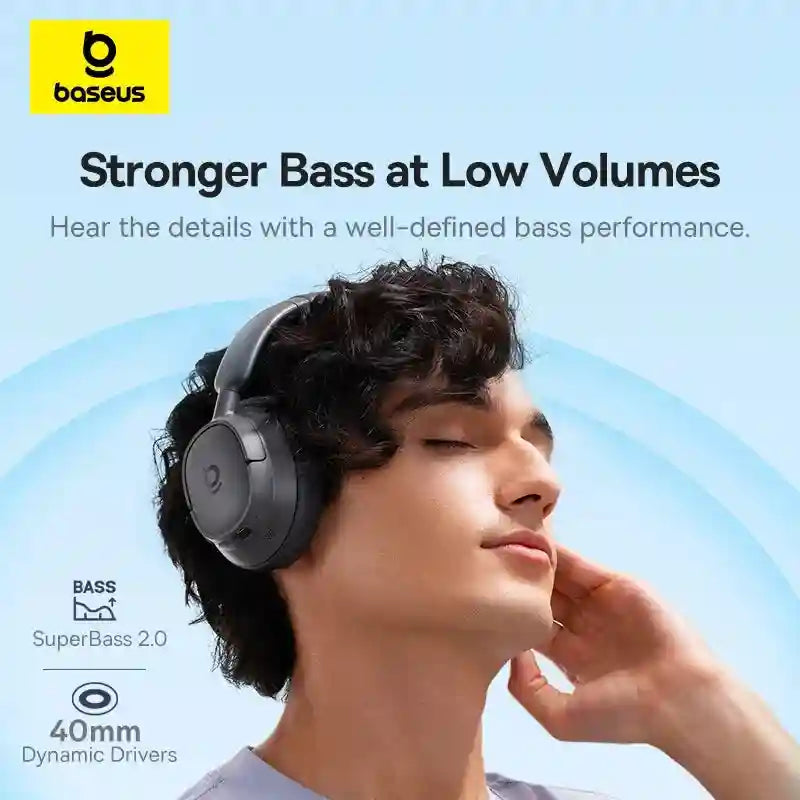 Wireless Headphones Over-Ear with 80-Hour Battery Life | Tidesmit Tidesmit