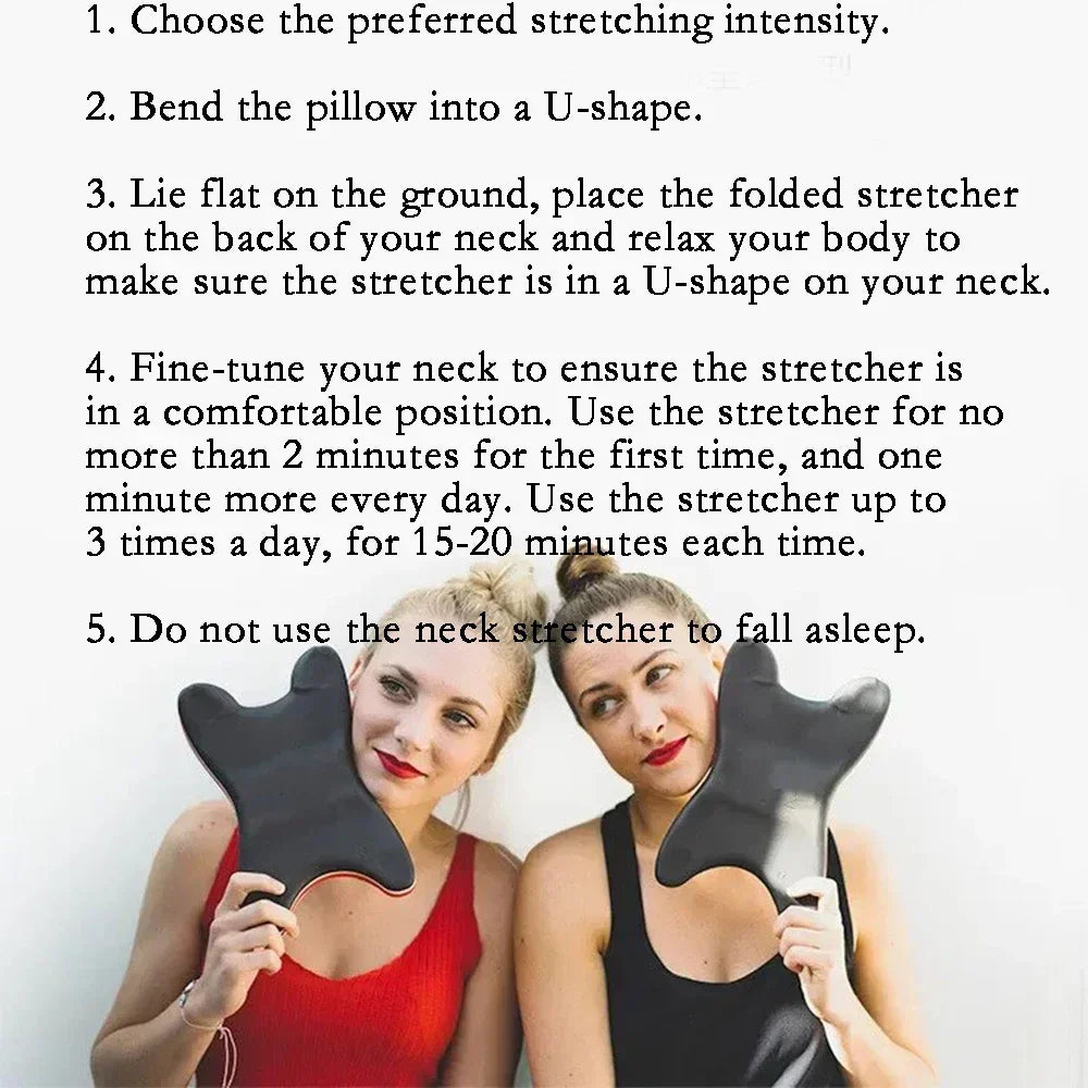 Neck and Shoulder Relaxer - Cervical Spine Pain Relief Massage Pillow Relaxation Treatment Tidesmit