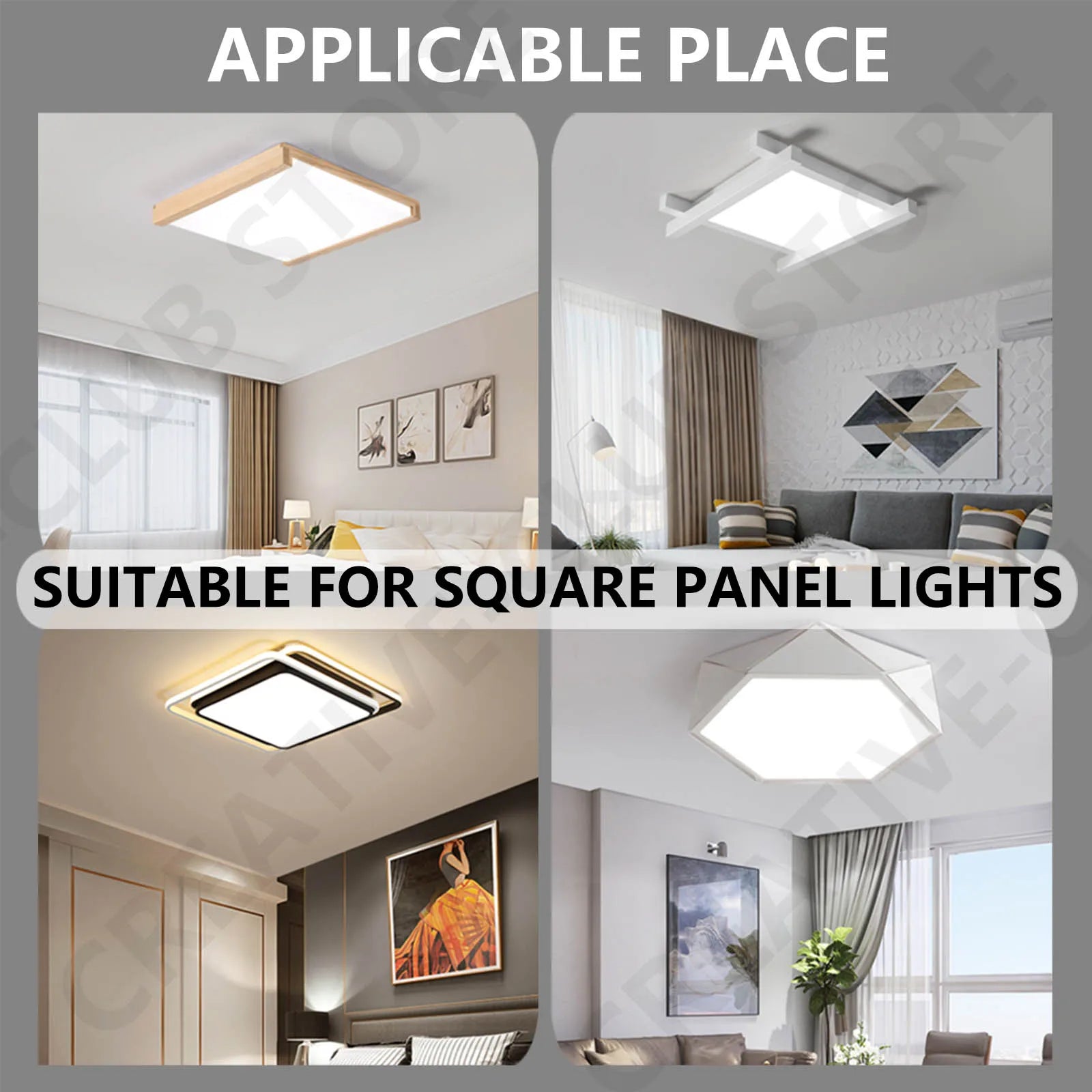 4pcs 60W LED Panel Light SMD 2835 Module Lamp AC 220V Light Source for LED Ceiling Lamp Board Light Indoor Wall Lamp Lighting