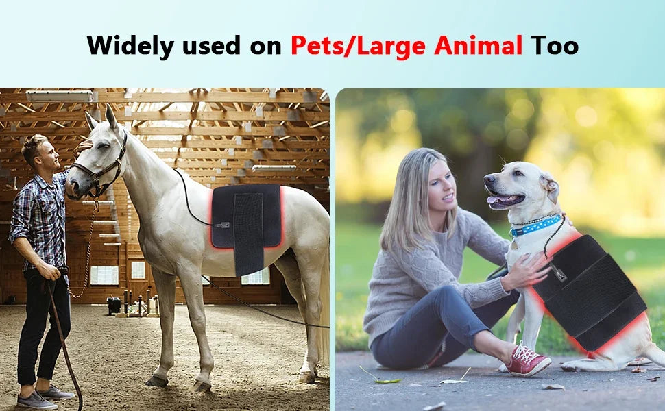 Red Light Therapy Heating Pad for Muscle Relief - Tidesmit Wellness Massage Chairs Tidesmit