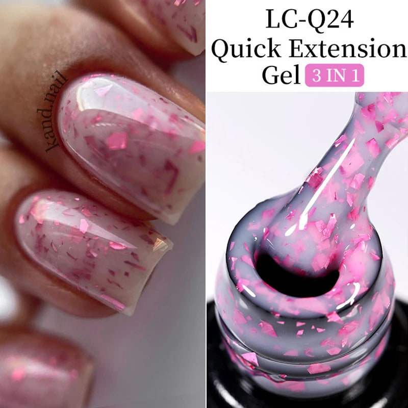Extension Gel Nail Polish Jelly Soak Off Kit for Permanent Makeup Artists Permanent Makeup Machines LC-Q24 Tidesmit