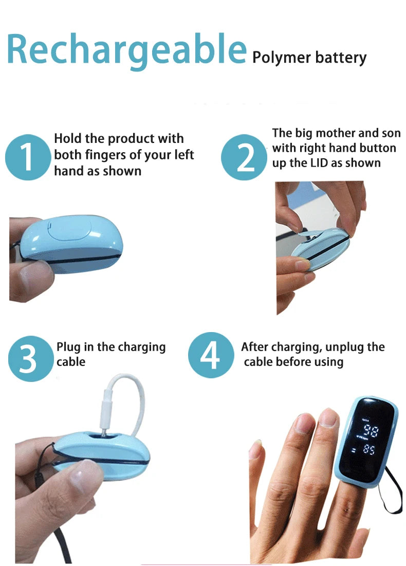 Medcial Forehead Thermometer Fingertip Pulse Oximeter Monitor Blood Oxygen Saturation Meter Pulse Oximeter USB Rechargeale