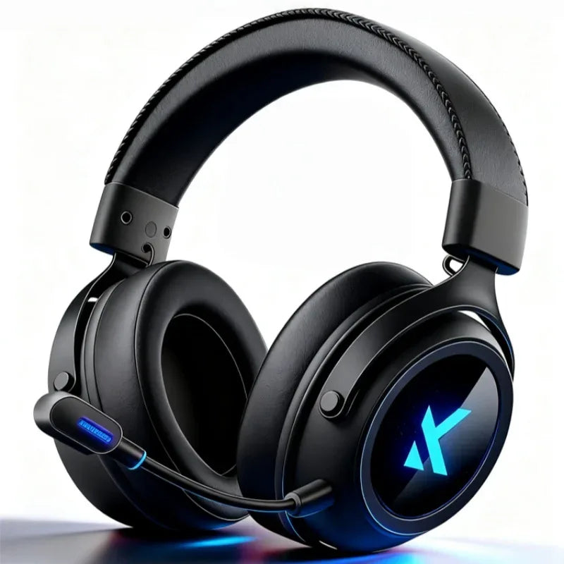 Wireless Gaming Headset X9 Tri-Mode Noise Cancelling by Tidesmit X9-Black China Mainland Tidesmit