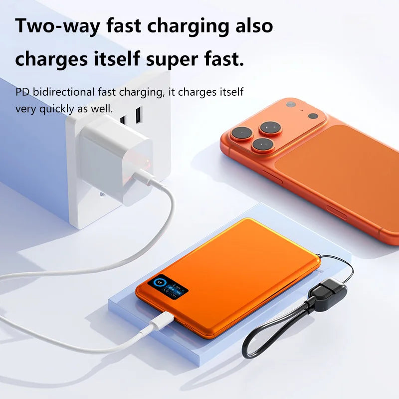 Magnetic Fast Charging Power Bank 50000mAh - Portable USB-C Battery Pack Tidesmit