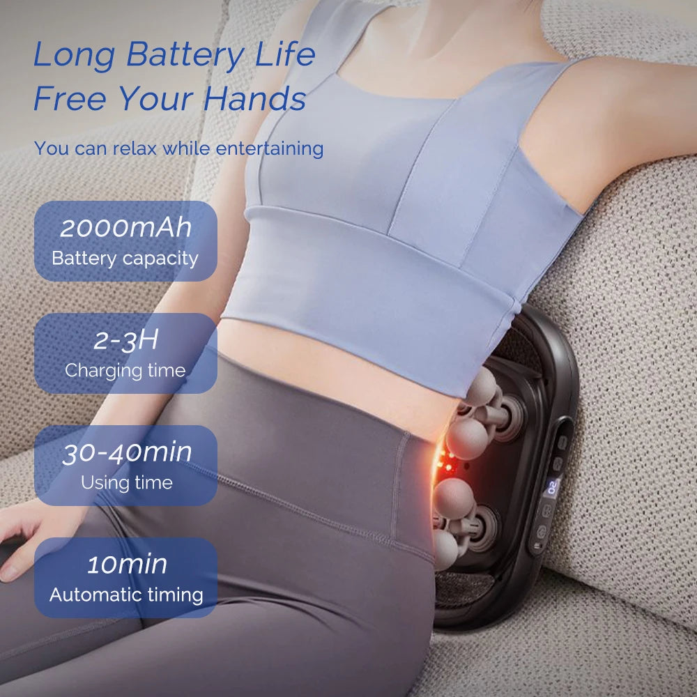 Deep Tissue Massage Gun - 16-Head Portable Electric Massager Body Shaping Massage Equipment Tidesmit