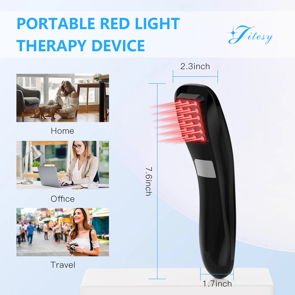 Laser Therapy Device for Pain Relief | 18-Diode Cold Laser Massager Back Massage Instrument Tidesmit