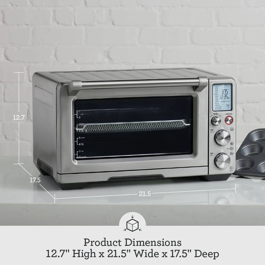 BOV900BSS S1mart Oven Air Fryer P1ro and Convection Oven, Brushed Stainless Steel