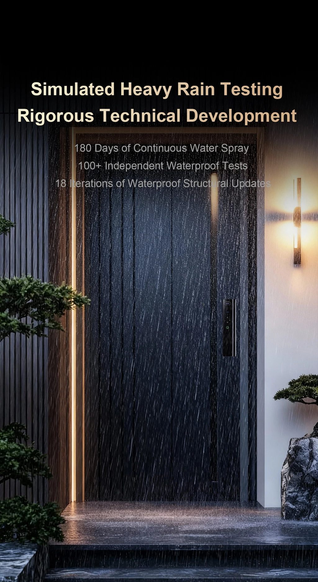 Waterproof 3d Face Recognition Serrure Intelligente Electronic Tuya Digital Fingerprint Door Smart Lock With Camera