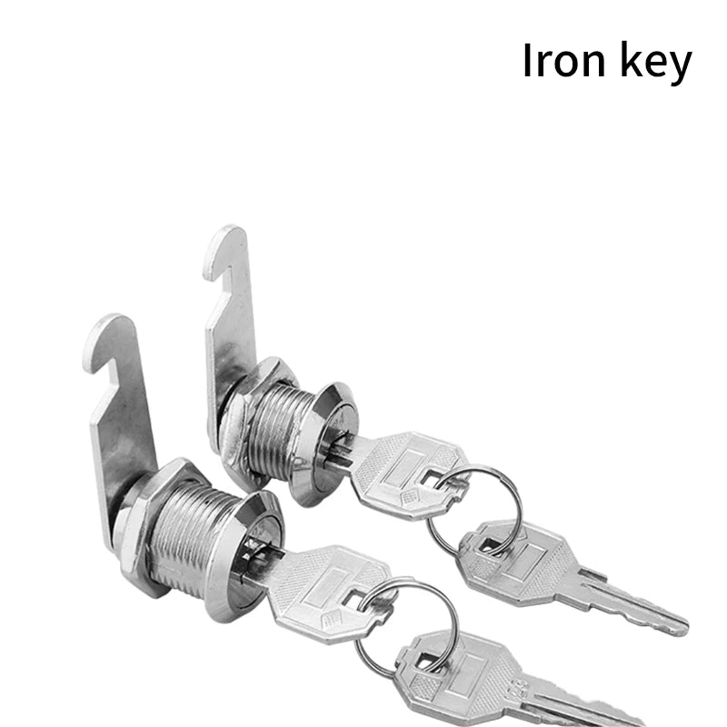 5Set Security Lock Metal Cylinder Cabinet Locker Cam Lock With Keys Security Mailbox Lock Drawer 16mm/20MM/25MM/30MM