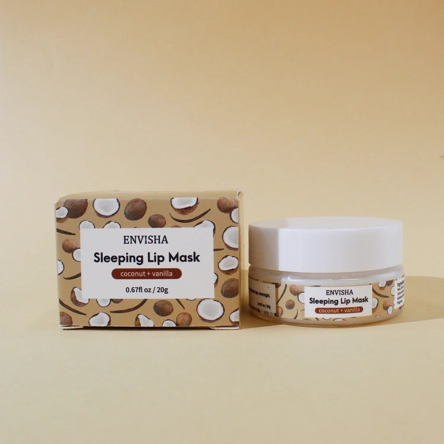 Coconut Lip Sleeping Mask for Deep Hydration - Tidesmit Lip Care Treatment Lip Care Tidesmit