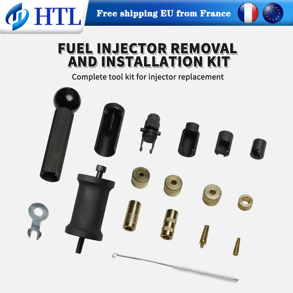 T10133 Fuel Injector Puller Removal Kit Injector Seal Installer Tool For Audi VW Seat Skoda VAG V6 V8 FSI Petrol Engine